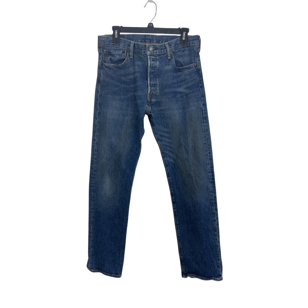 Levi’s 501 Original Fit Jeans Men’s 32x32 Button Fly Stretch Medium Wash
